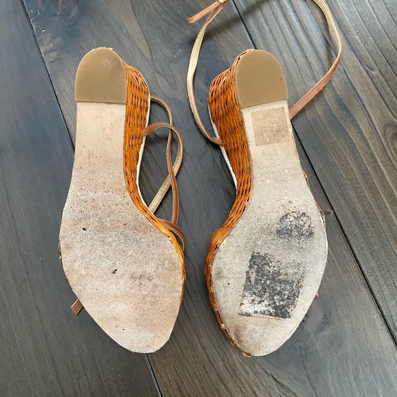 Kate Spade Raffia Platform Shoes - Picture 2 of 5